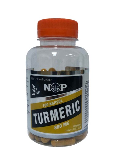 Sepe Natural NOP Zerdeçal Kapsül 100 x 880 Mg Curcumin Kurkumin Turmeric