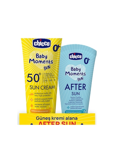 Chicco Baby Moments Sun Güneş Kremi Spf 50+ 75 Ml + After Sun Hediye