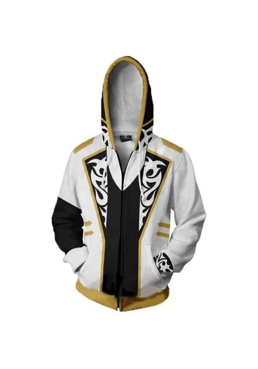 3d Moda Oyunu Tekken Baskılı Cosplay Kostüm Günlük Spor Ceketler Hoodie Tişörtü Siyah
