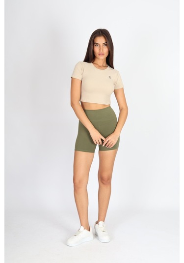 Soft&Basic 2li Kadın Bıker Kısa Spor Tayt Çok Renkli