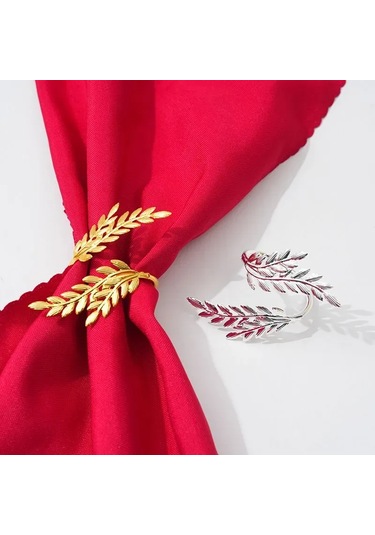 Springsun Şık 6 Parça Peçete Halkası Seti - Hediye Paketli Ve Dayanıklı Diğer