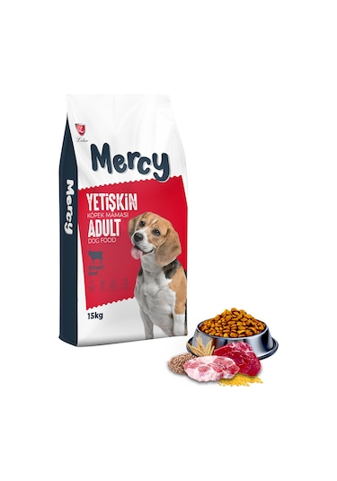 Mercy Biftekli Yetişkin Köpek Maması 15 KG