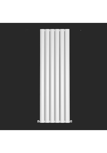 1600x475mm Lilac Dikey Beyaz Alüminyum Radyatör Dekoratif Tasarım