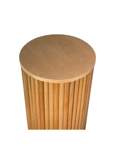 Havvana Bohem Natural Ahşap Yan Sehpa Naturel