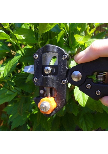 Sones Profesyonel Aşılama Alet Seti Budama Makası Fide Aşılama Makinesi Üç Bıçaklı Aşılama Cihazı, Bir Çapraz Bıçak, Bir Anahtar