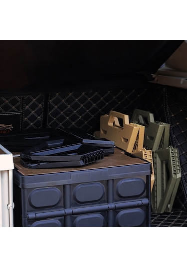 Suofeng Kamp Balıkçılık Plastik Katlanır Sandalye Uzun - Siyah Siyah