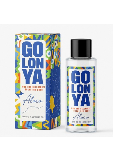 Golonya Alaca Cam Şişe Kolonya 250 ML