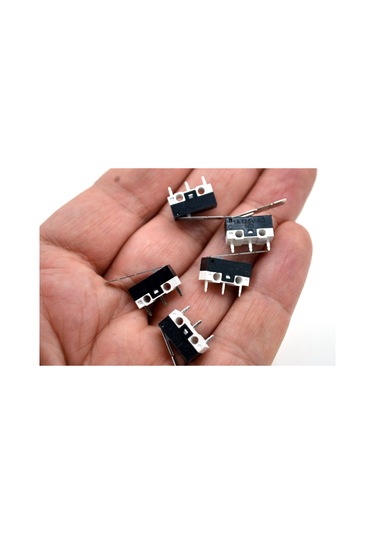 5 Adet Mini Micro Switch Uzun Paletli Kw10 Z2p