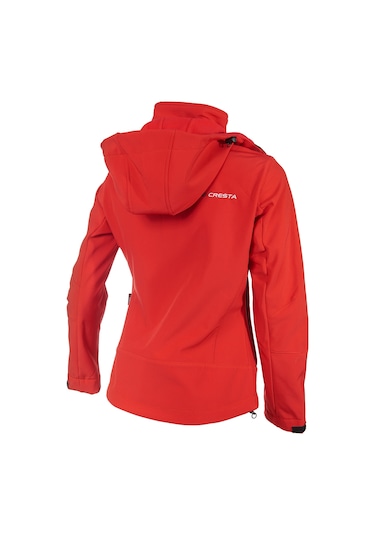 Cresta Outdoor Kapüşonlu Kadın Su Geçimrmez Softshell Ceket