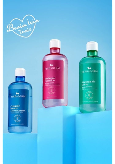 Ceramide Booster, Çift Fazlı Micellar Makyaj Temizleme Suyu 500 Ml