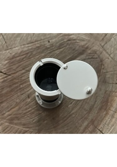 Door Uzun Kapı Dürbünü Çelik Kapı Dürbünü 9cm 25mm Gri Renk