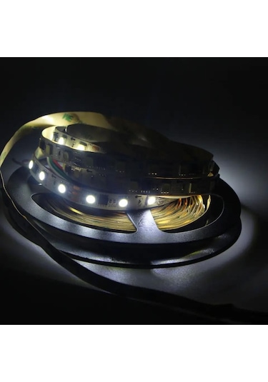 Amber Sarı Pixel Şerit Led Ws2811 12 Volt Ip20 5m