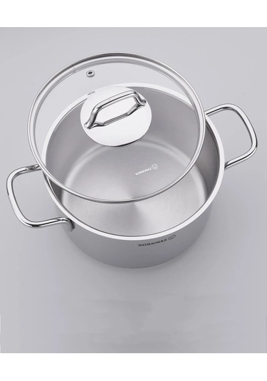 Korkmaz Perla 1 Litre Mini Çelik Tencere A1652 14x7 Cm Inox