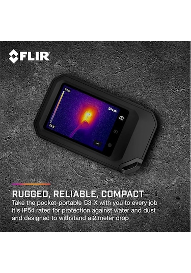 Flır C3-x Kompakt Termal Görüntüleme Kamerası