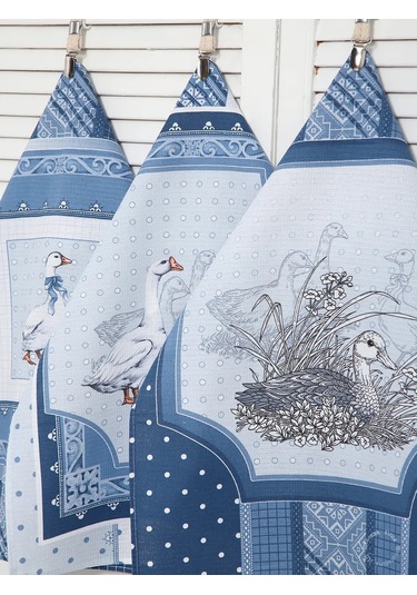 Kuz'kina Hatka 3'lü Mutfak Havlusu Seti 339052829 Mavi