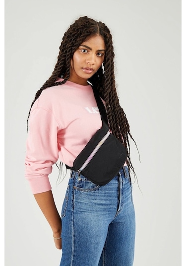 Levi'S Kadın Boxy Banana Sling Çanta - 3811501150-Siyah-Tek Ebat