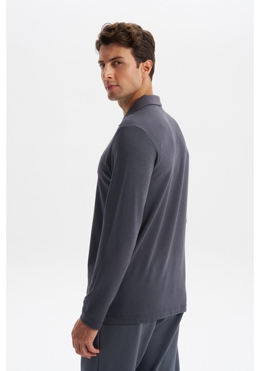 Arma Erkek Slim Fit Fermuarlı Polo Yaka Sweatshirt İnce Modal Pamuk Elastan Karışımlı Örme İnterlok Kumaş K30554989102 Gri Arma Erkek Slim Fit Fermuarlı Polo Yaka Sweatshirt İnce Modal Pamuk Elastan Karışımlı Örme İnterlok Kumaş K30554989102 Gri