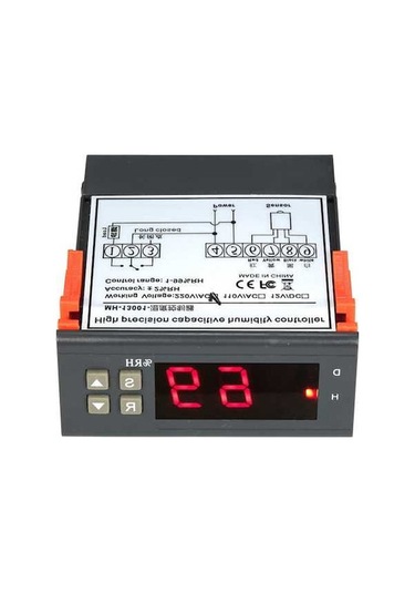 Diğer 220v 10a Dijital Nem Kontrol Cihazı - %1-99 Hassas Ölçüm Sensörlü Nem Ölçer