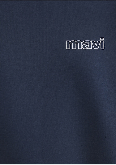 Mavi - Mavi Logo Baskılı Lacivert Sweatshirt 1611656-82454