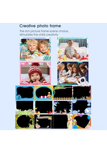 Vkemall Kız Çocukları İçin 20mp Çift Kameralı 720p Video Çekici, 2.0 İnç Ekran, 4x Zoom, Dahili Pil,  Oyuncak Kamera Pembe