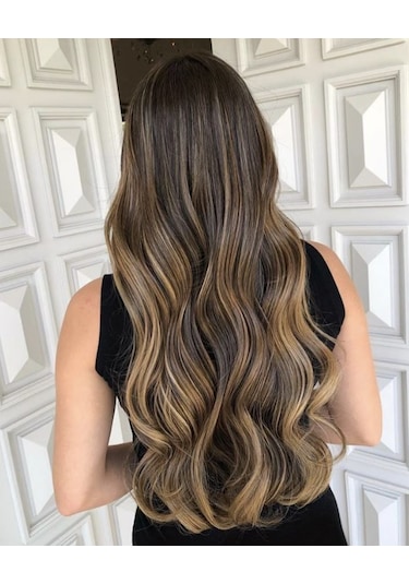Hairpim Wavy 0.8 Gr Doğal Sombre 50 Adet 60 Cm Ombreli