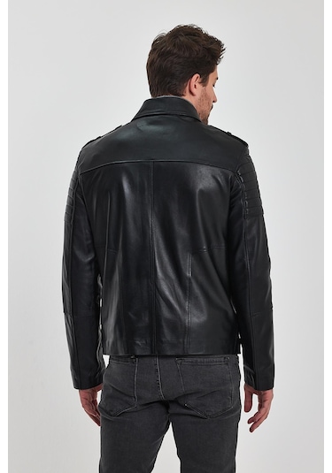 Rob Siyah Deri Mont 001