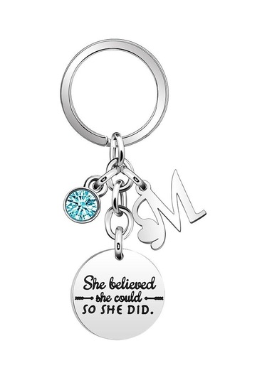 "yapabileceğine İnandı Ve Başardı" Anahtarlıkları. Kadınlar, Kızlar, En Yakın Arkadaşlar, Üniversite Mezuniyetleri, Doğum Günleri Ve Noel İçin Teşvik Edici Anahtarlıklar.