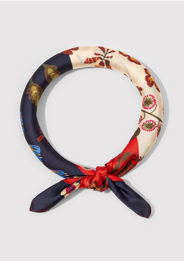 Mavi - Baskılı Bandana 1913766-70486 Kırmızı