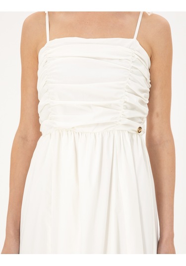 Pierre Cardin Kadın Beyaz Elbise Dokuma 50283474-vr013