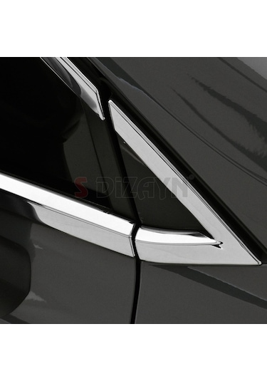 S-Dizayn Renault Clio 5 Krom Cam Çerçevesi 12 Prç. 2019 ve Üzeri