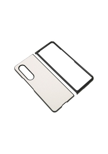 Galaxy Uyumlu Z Fold 3 Beyaz Işıltılı Kılıf Kaiyi