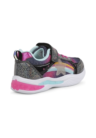 Buckhead Stary Kız Çocuk Sneaker Buck3024 Siyah