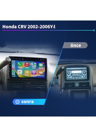 Honda Crv 2002-2006yıl 2gb Ram 32gb Rom Carplay Multimedya
