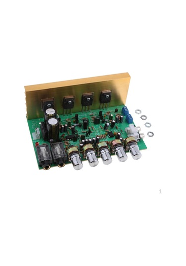 Evrensel 2 Kanal + Stereo Güç Amplifikatörü Kurulu Hoparlör Modülleri Araba Ev Ses İçin Düğmeli