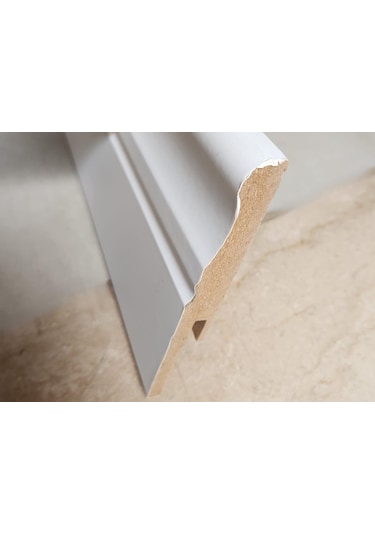 Yalı Serisi Lake Beyaz U Model 10cm Pvc Süpürgelik