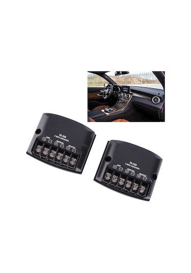 Reedark 2 Adet Evrensel Oto Hoparlör Frekans Bölücü - 60w Güç, Abs+metal Kasa, Ses Kalitesi Artırıcı, Kolay Kurulum