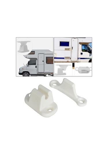 Trendooze Homyl T Şekli Naylon Kapı, Beyaz, Rv İçin