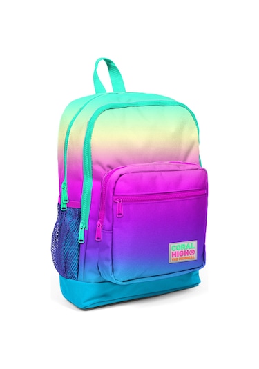 Coral High Kids Renk Geçişli Dört Bölmeli Okul Sırt Çantası 23710