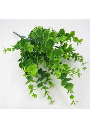 Yapay Çiçek Şimşir Demet Garnitür Yeşil Aradal Dekoratif Yapay Bitki. Yeşil