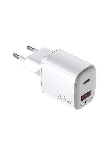 Celly Up Tc 1 Usb 1 Usb-c 35w Duvar Şarjı Beyaz
