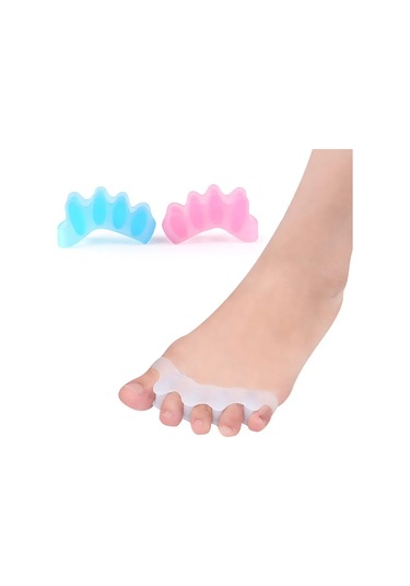2 Adet 1 Çift Silikon Ayak Ayırıcı Bunion Düzeltici Çekiç Ayak Düzeltici Yumuşak Silikon Malzeme İçin Ayak Ayırma Ayak Bakımı Aracı Koyu Haki