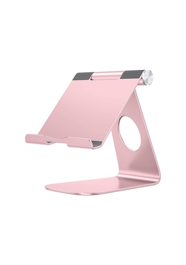 Cbtx P31 Evrensel Masaüstü Cep Telefonu Tablet Tutucu Braketi Ayarlanabilir Alüminyum Alaşımlı Stand - Gül Altın