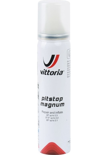 Vittoria  Pitstop Magnum Mtb Patlak Önleyici Sıvı Yama+hava 100ml Siyah - Kırmızı