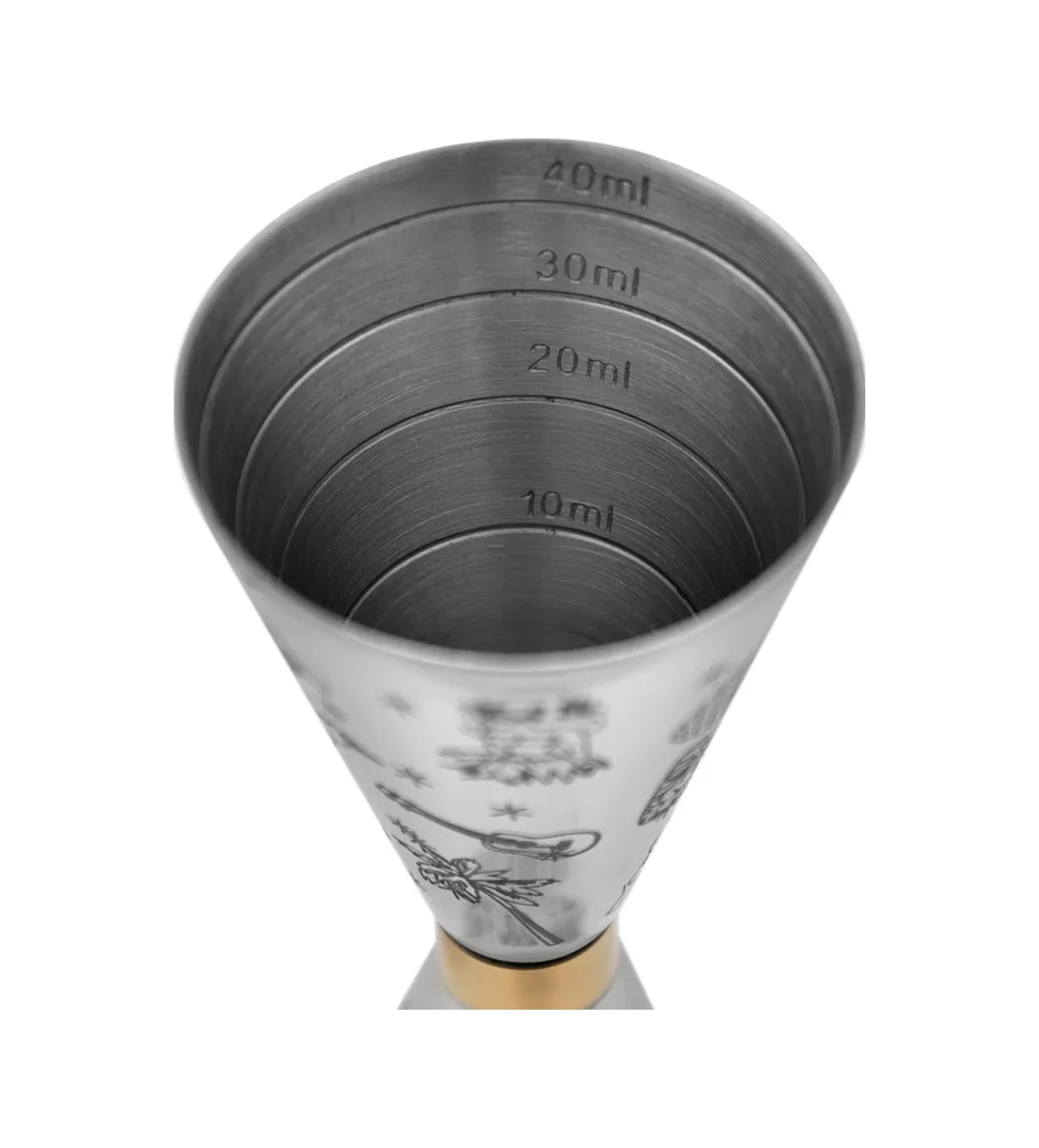 Olin & Korr Tikalı Ve Oymalı Jigger Bar Mıhvası 25/50ml "tiki" Kazığı 156511112