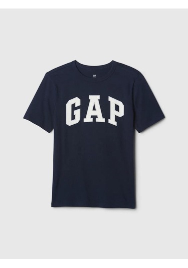 Gap 708370002 V-bas Ss Logo Tee Erkek Çocuk Tişört Lacivert
