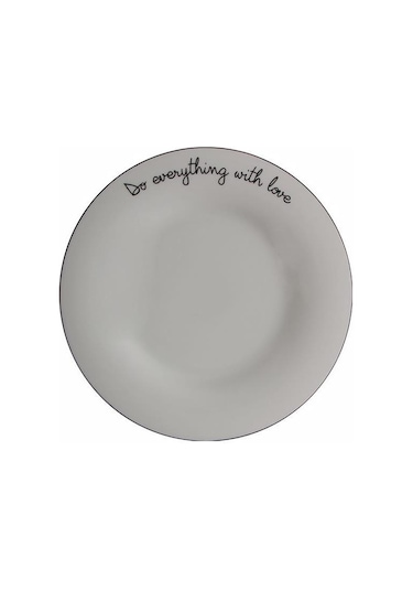 Porland Hope 24 Parça 6 Kişilik Yemek Takımı Set2 Beyaz