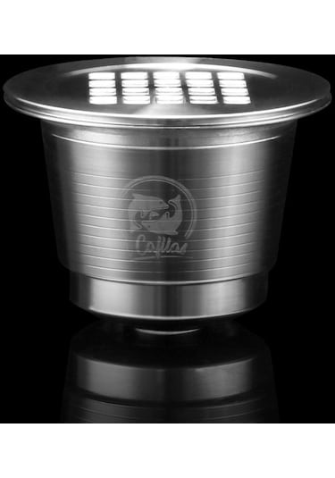 Flybuy Yeniden Paslanmaz Nespresso Makineleri Kullanılabilir Kapsül Kahve İçin Filtre Dolum Çelik Bardağı Jm