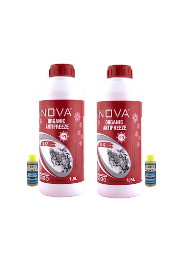 Nova -25 Derece Kırmızı Antifriz 2 X 1.5Lt 3Litre 2Csb
