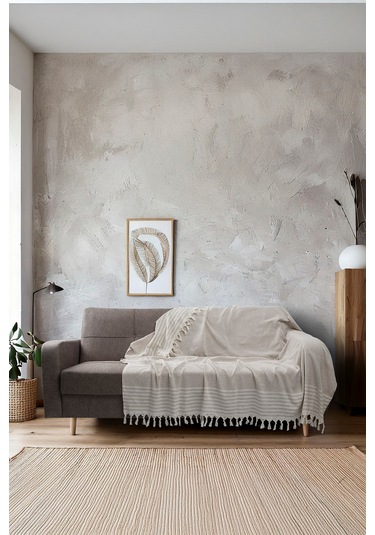 Pamuklu Kaymaz Koltuk Örtüsü&koltuk Şalı 170x210