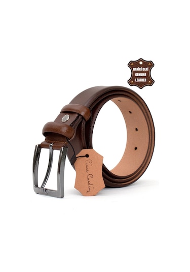 Pierre Cardin Pc401 Erkek 4 Cm Hakiki Deri Kemer Camel Camel